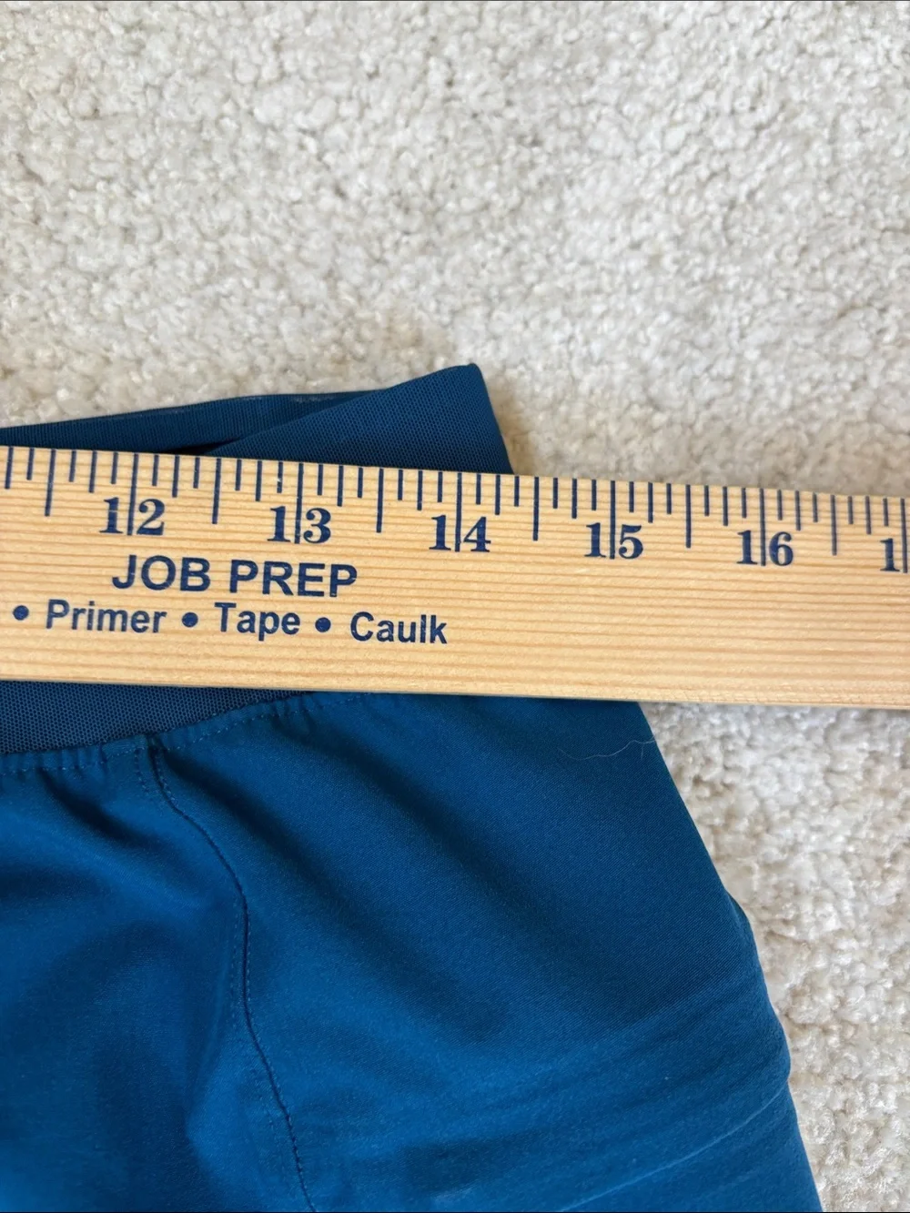 Lululemon License To Train Blue Two Toned Lined Performance Shorts Mens Medium